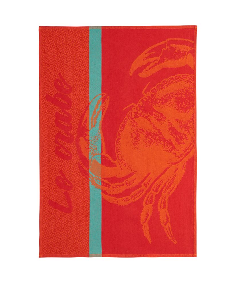 Crabe Tea Towel Coucke