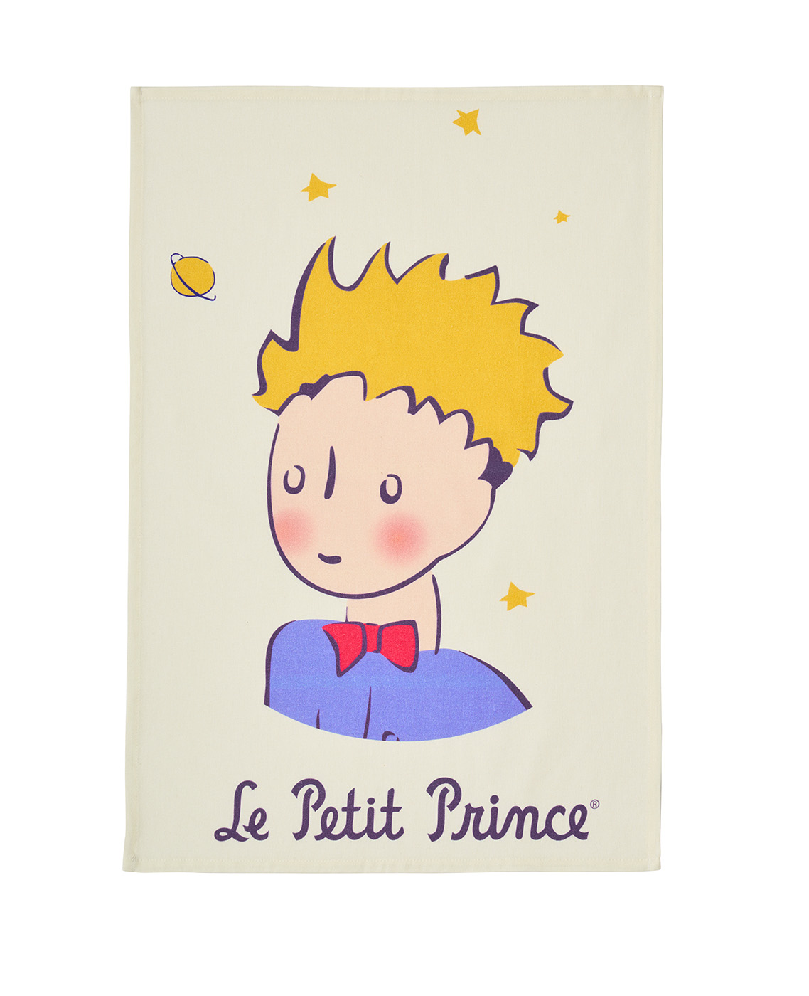 French Towel Le Petit Prince la fleur et le renard