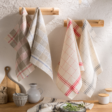 Coucke, La Poulette French Jacquard Kitchen / Tea Towel