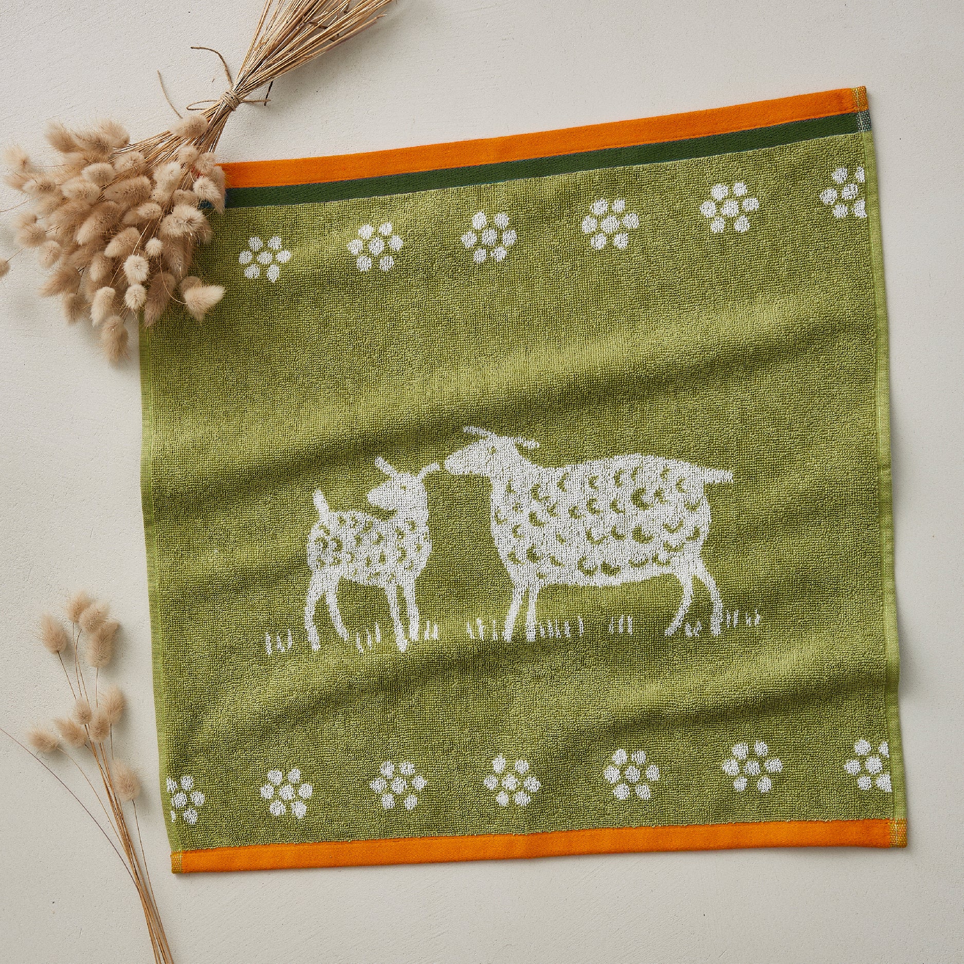 Carré Eponge Jacquard Mouton