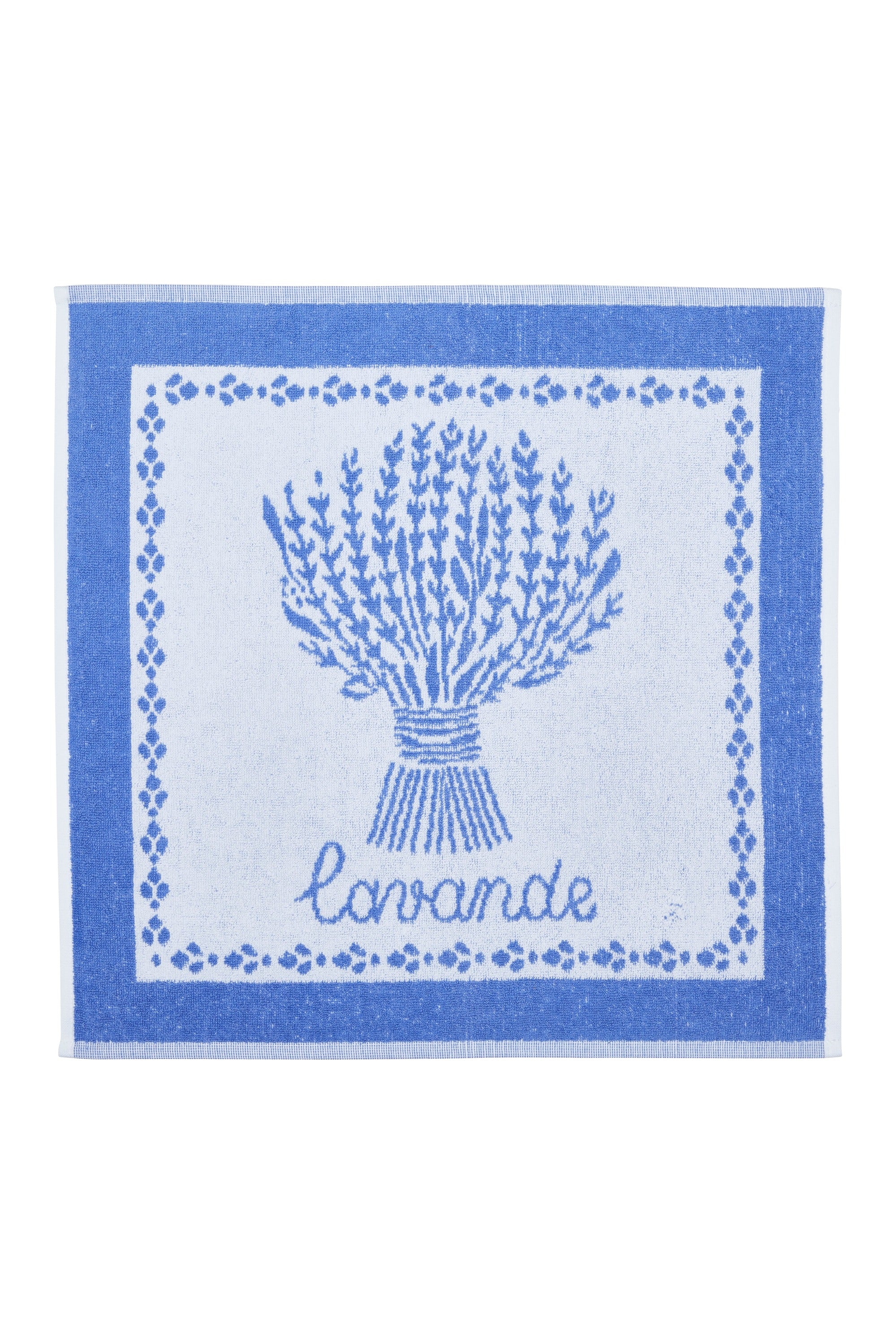 Essuie-mains jacquard éponge Lavande Lavande – Coucke