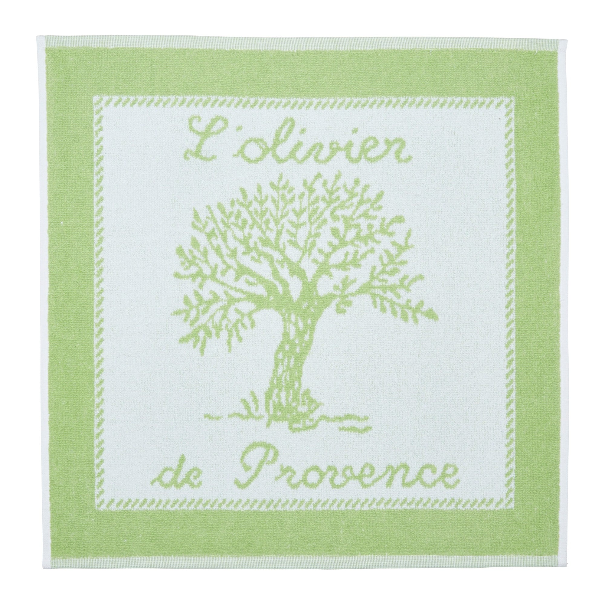 Essuie-mains jacquard éponge Olivier Amande – Coucke