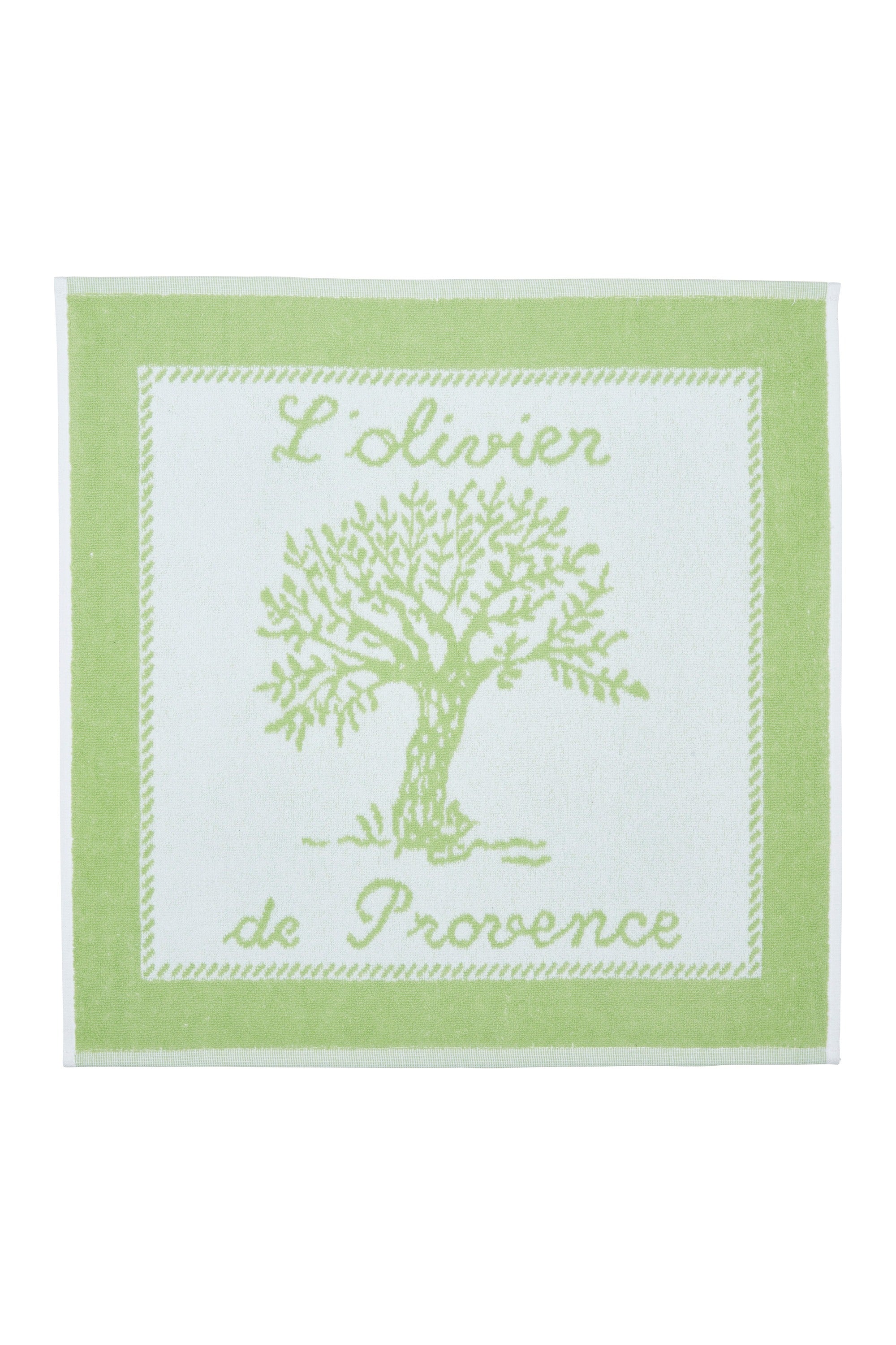 Essuie-mains jacquard éponge Olivier Amande – Coucke