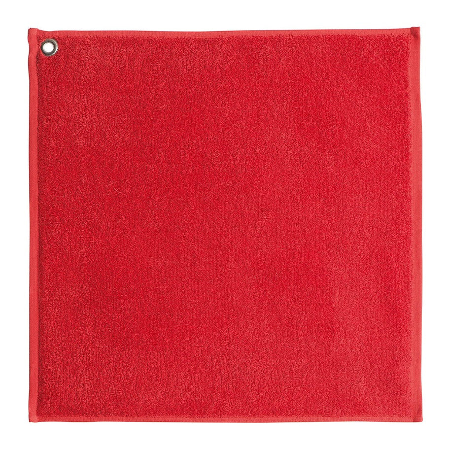 Essuie-mains éponge Uni avec oeillet (5 coloris) – Coucke – vue 2
