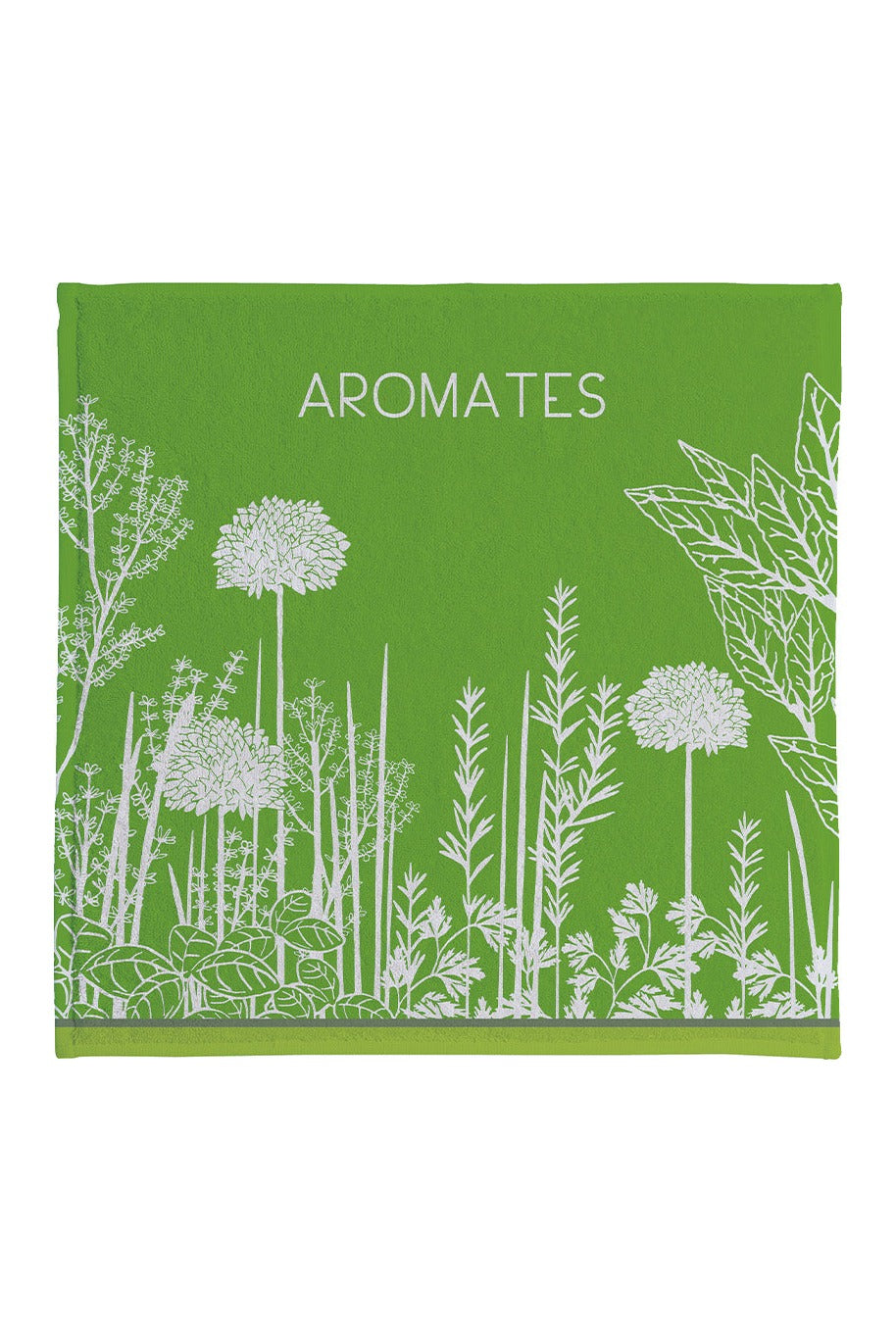 Essuie-mains jacquard éponge Aromates du Jardin – Coucke