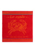 Essuie-mains jacquard éponge Crabe Rouge – Coucke