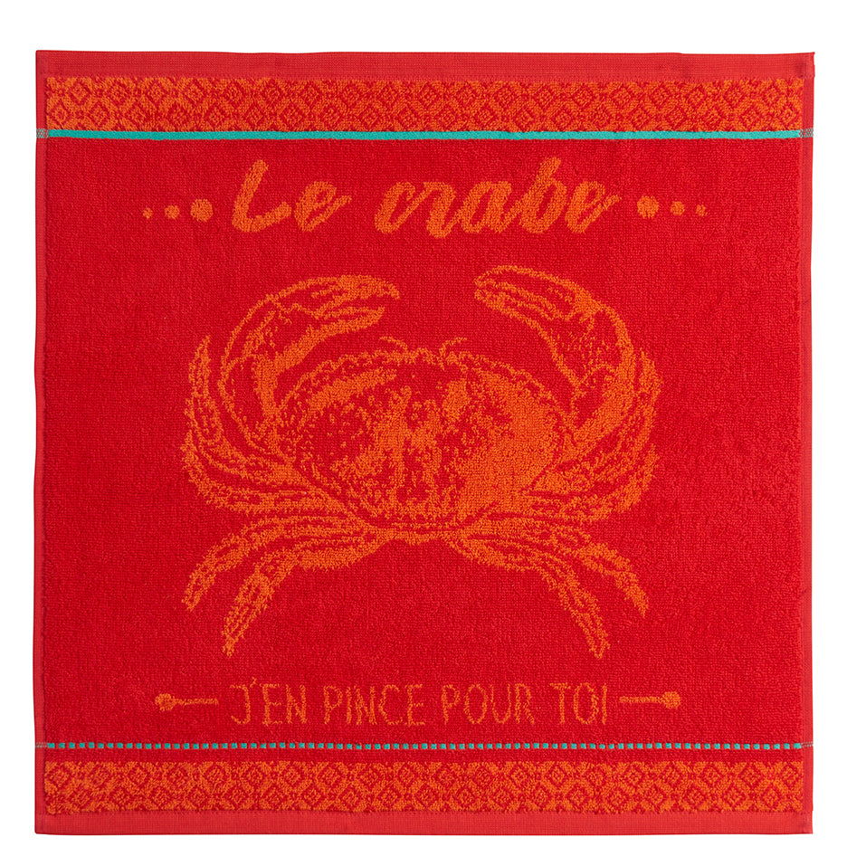 Carré Eponge Crabe Rouge