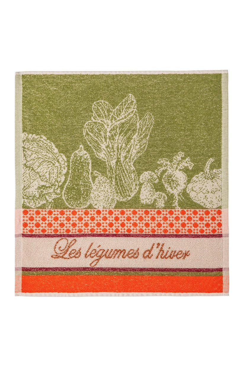 Essuie-mains jacquard éponge Légumes d'Hiver – Coucke