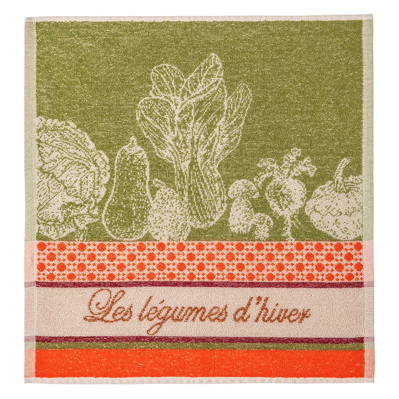 Essuie-mains jacquard éponge Légumes d'Hiver – Coucke