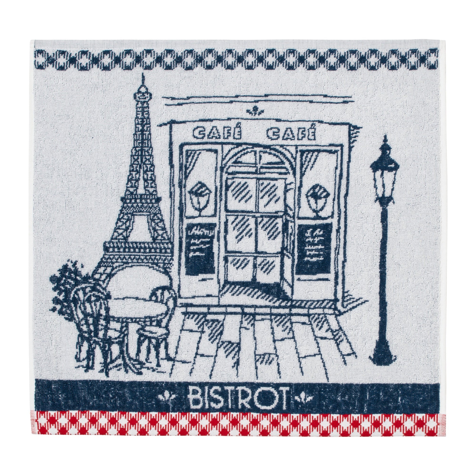 Essuie-mains jacquard éponge Authentique Bistrot – Coucke