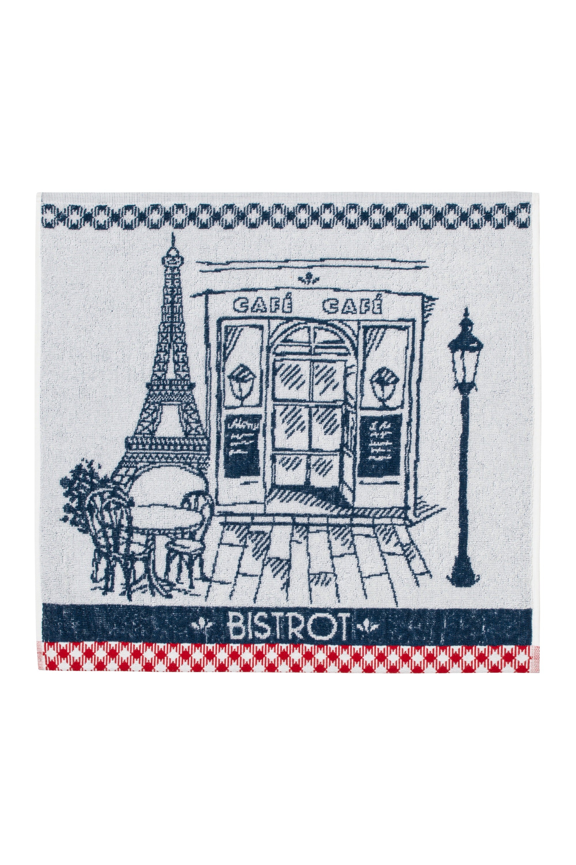 Essuie-mains jacquard éponge Authentique Bistrot – Coucke