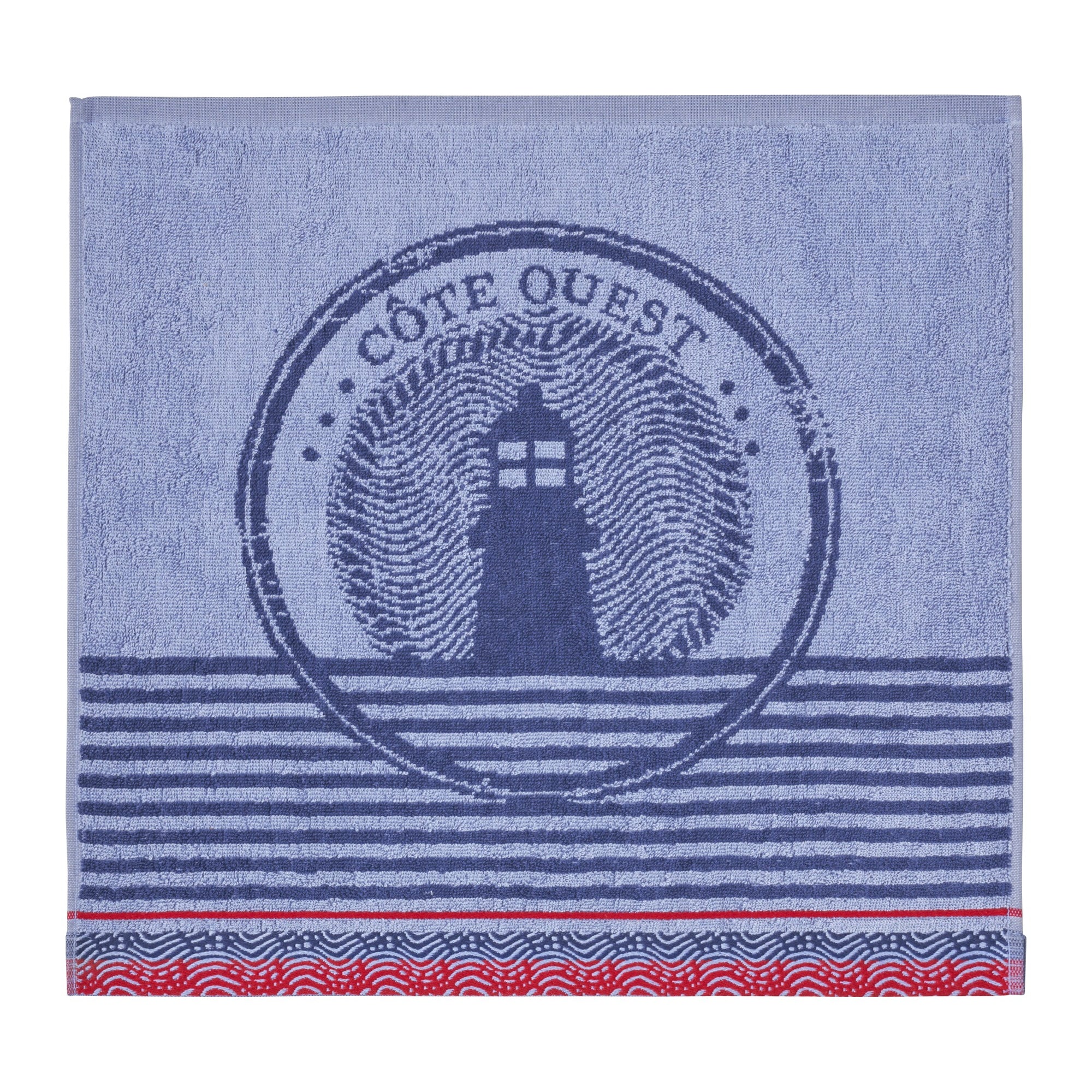 Essuie-mains jacquard éponge Phare – Coucke