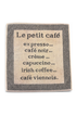 Essuie-mains jacquard éponge Le Petit Café – Coucke