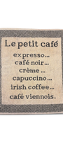 Essuie-mains jacquard éponge Le Petit Café – Coucke