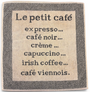 Essuie-mains jacquard éponge Le Petit Café