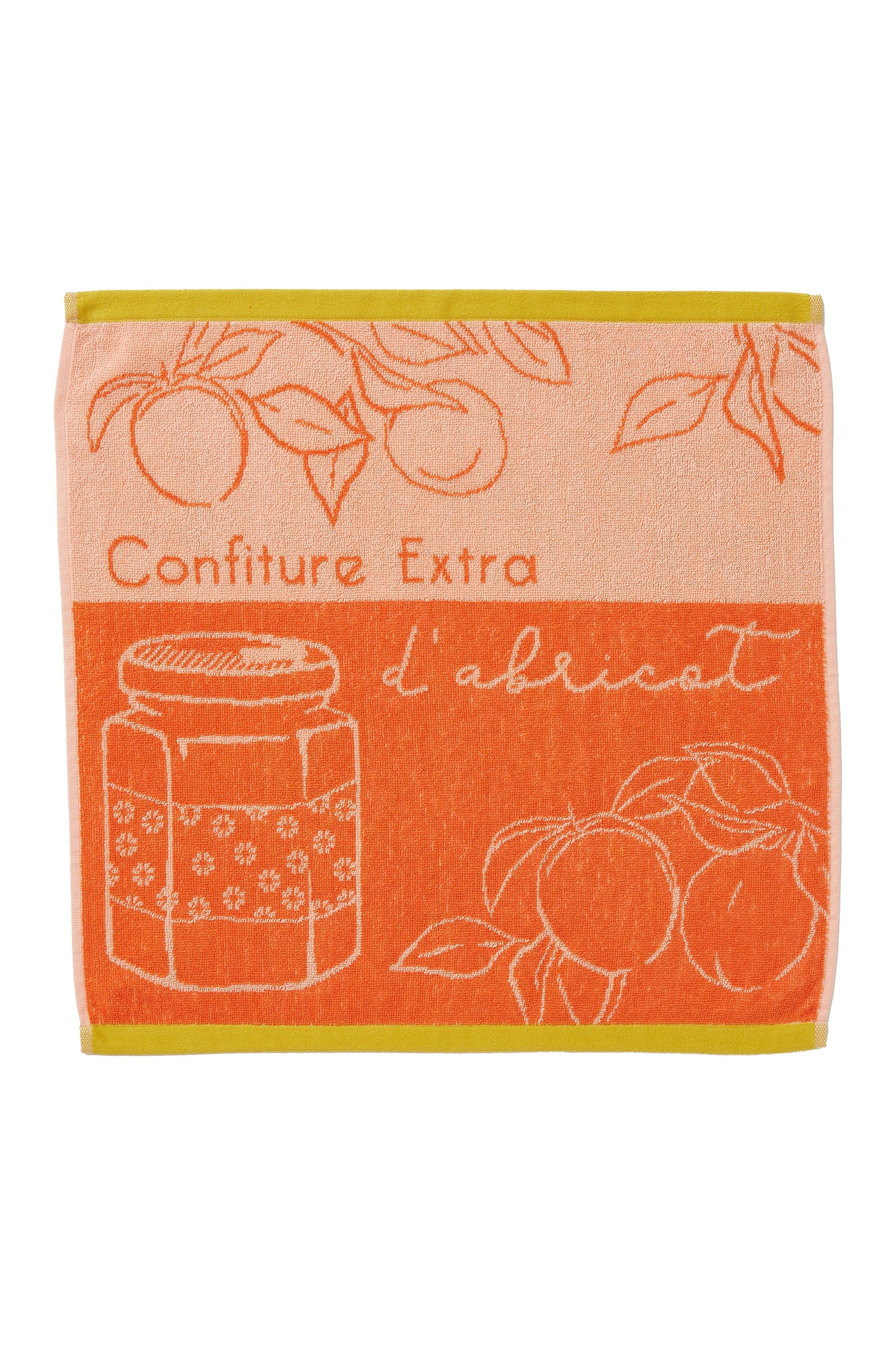 Essuie-mains jacquard éponge Délice d'Abricots – Coucke