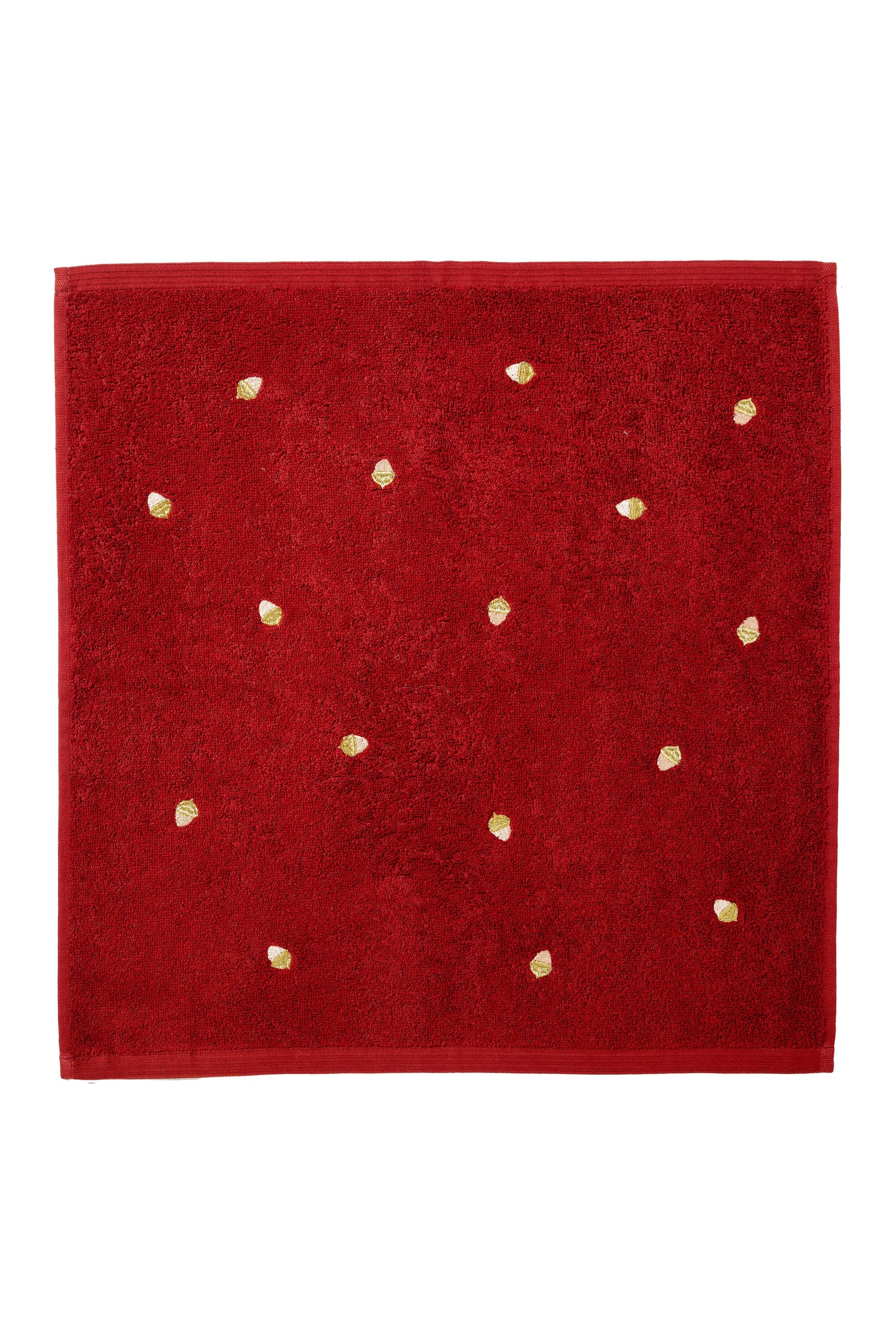Essuie-mains jacquard éponge brodé Charmes d'Automne – Coucke