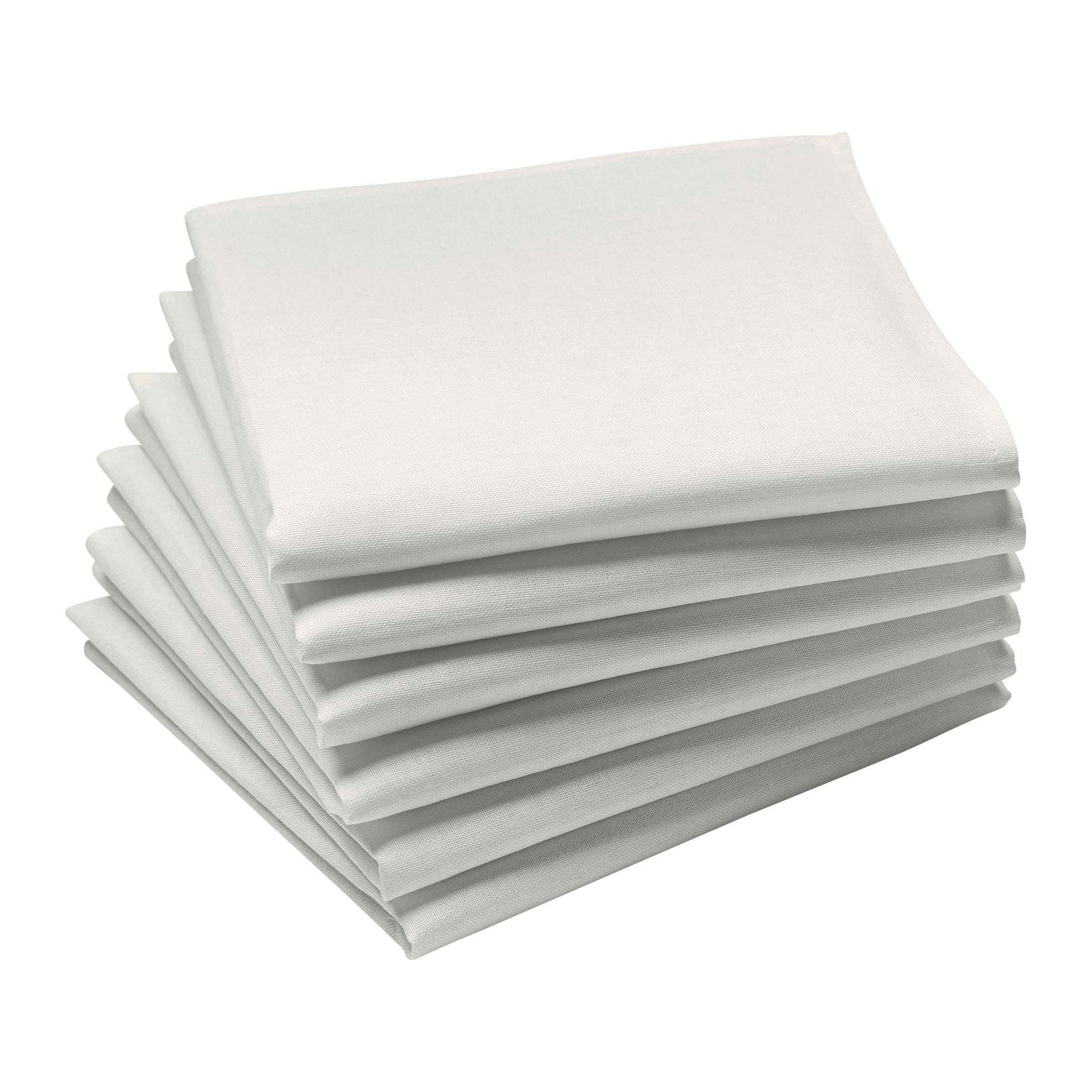 Serviettes de table coton Cambrai en 8 coloris (Lot de 6) – Coucke – vue 2