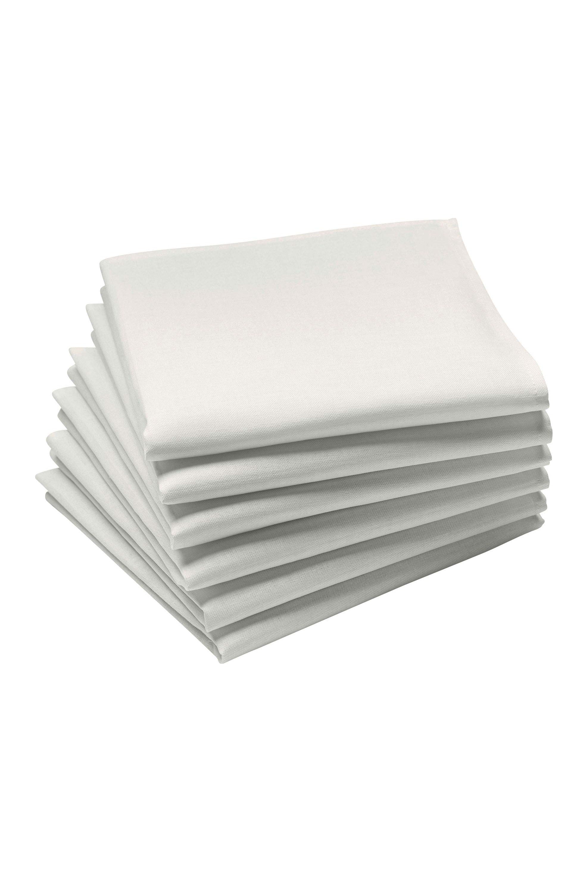 Serviettes de table coton Cambrai en 8 coloris (Lot de 6) – Coucke – vue 2