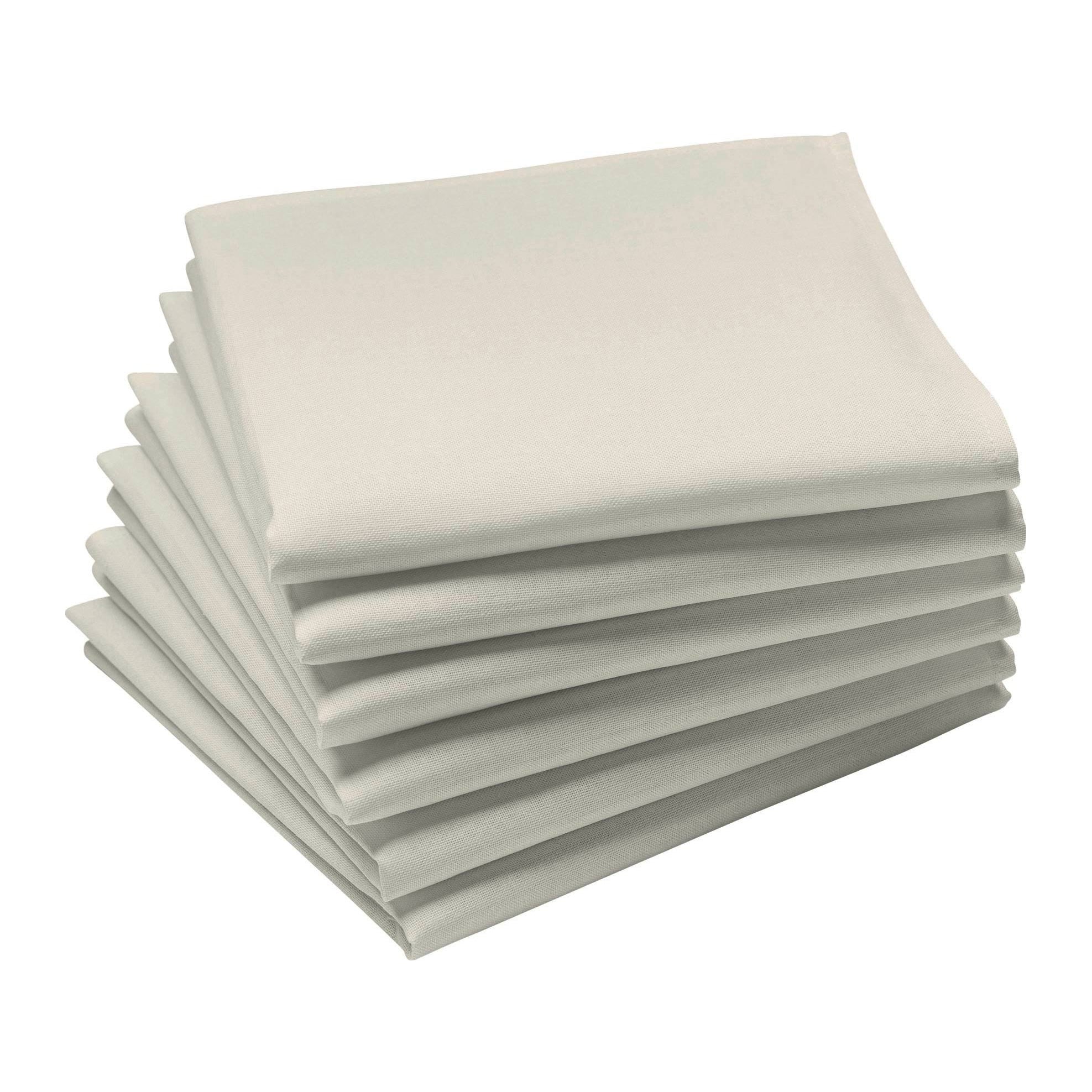 Serviettes de table coton Cambrai en 8 coloris (Lot de 6) – Coucke – vue 4