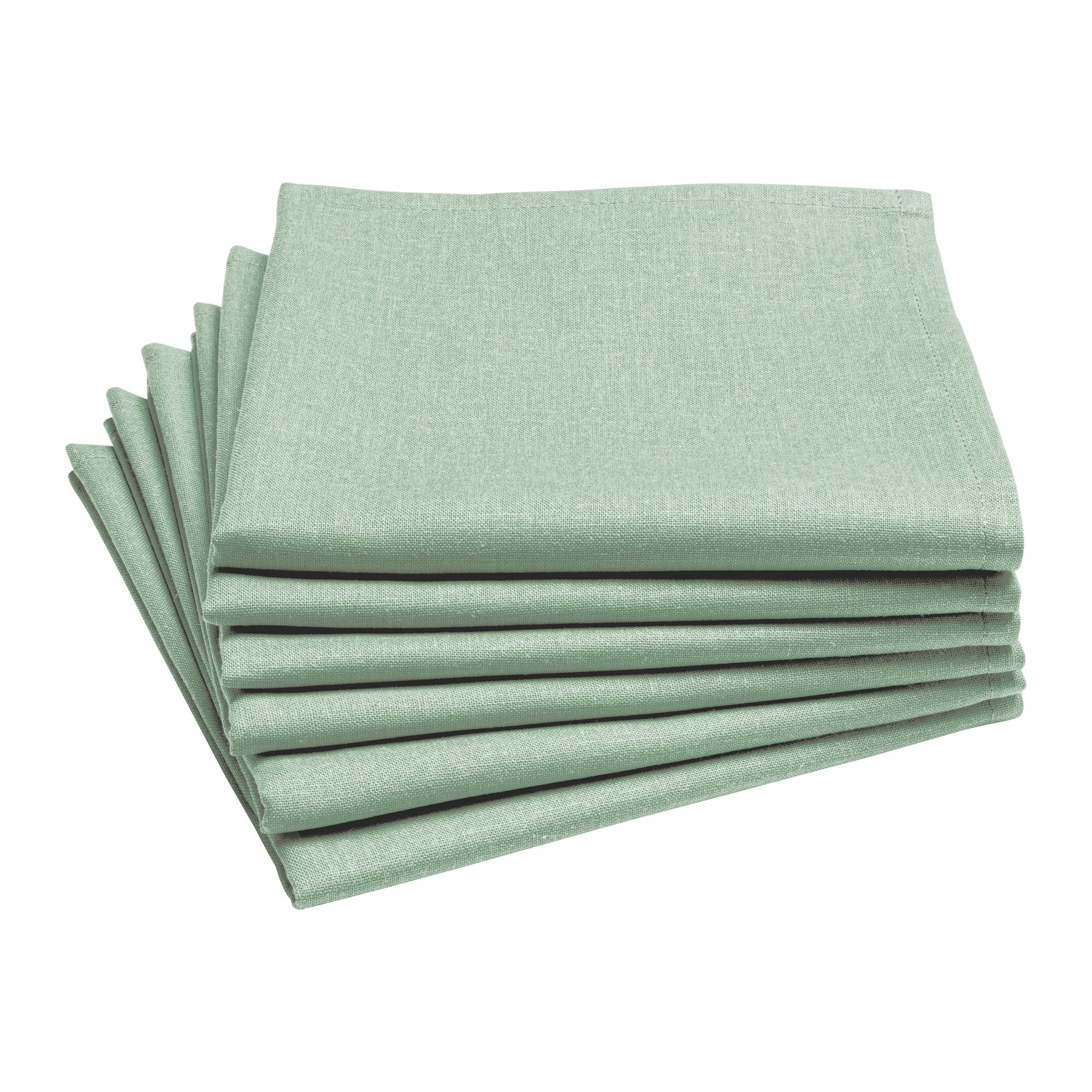 Serviettes de table coton Cambrai en 8 coloris (Lot de 6) – Coucke – vue 8