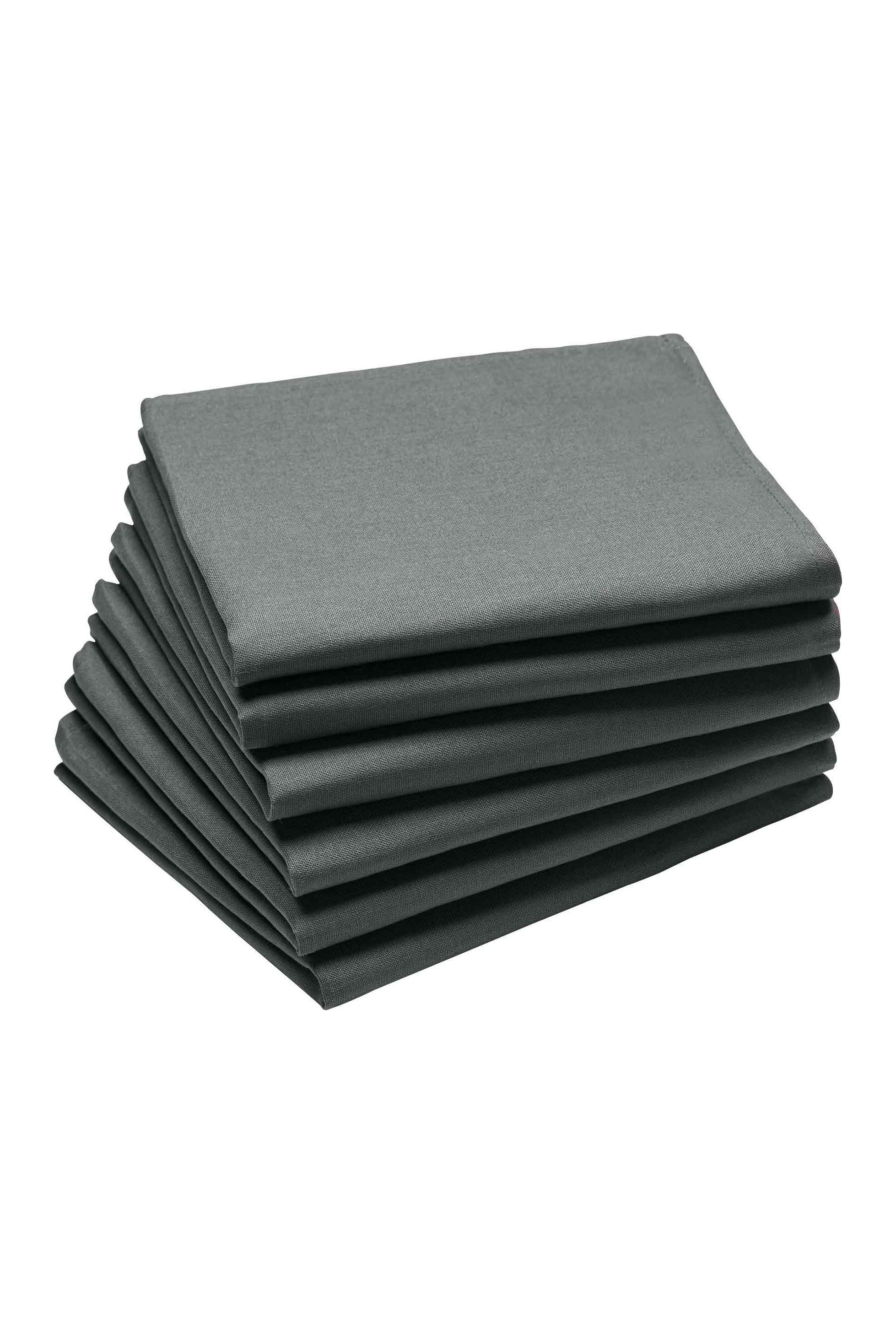 Serviettes de table coton Cambrai en 8 coloris (Lot de 6) – Coucke – vue 5