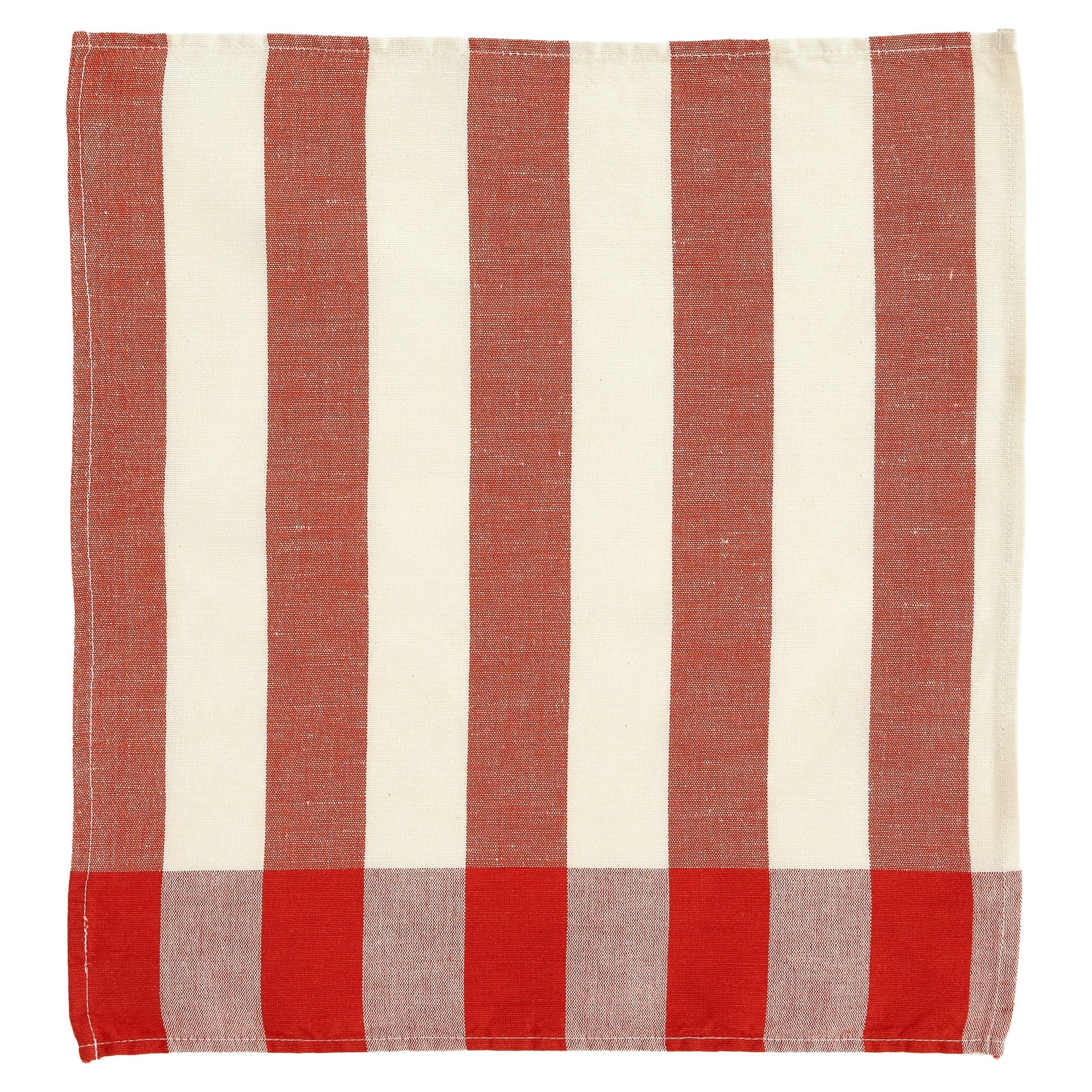 Serviette de table lin & coton Malo Rouge (à l'unité) – Coucke