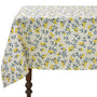 Nappe métis coton & lin imprimé Zeste de Citron Carré – Coucke