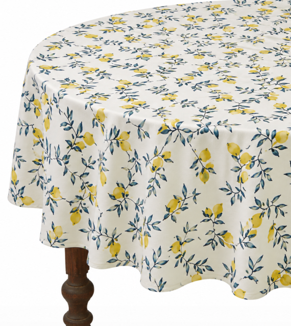 Nappe Zeste de Citron Ronde