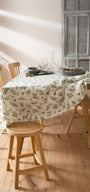Nappe métis coton & lin imprimé Olives Rectangulaire – Coucke