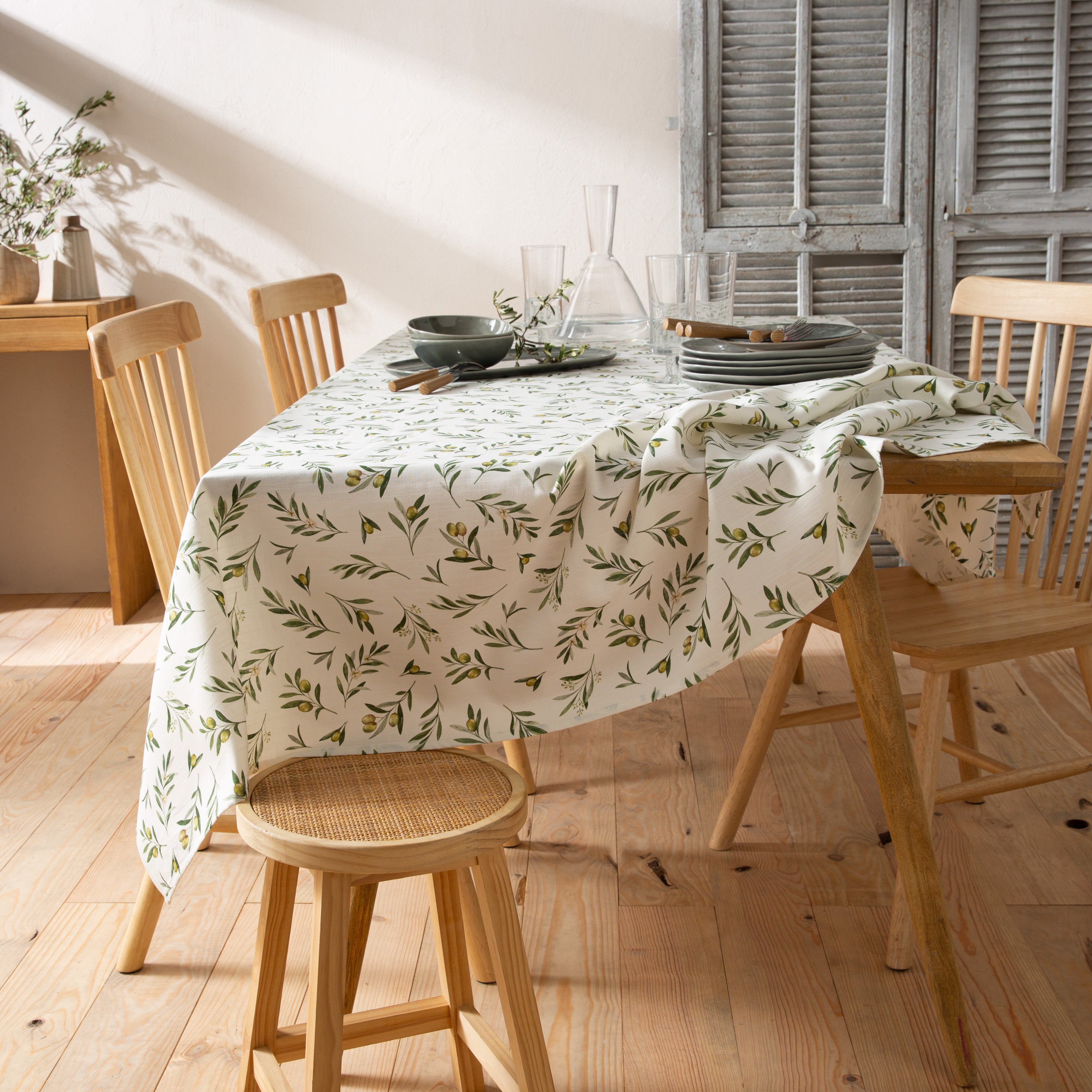 Rectangular Olives Tablecloth