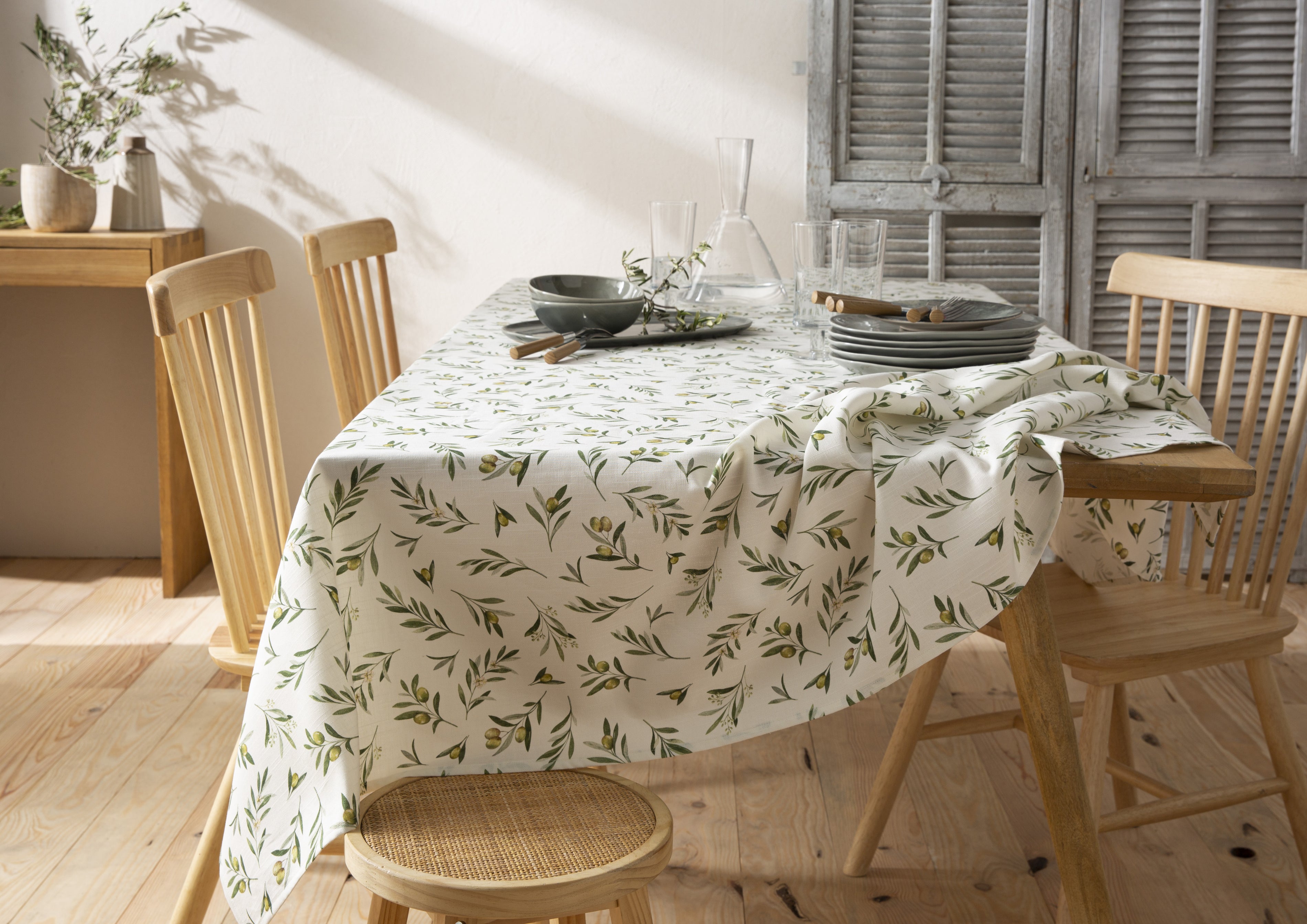 Rectangular Olives Tablecloth