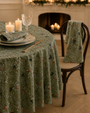 Nappe métis coton & lin Grenades Ronde – Coucke