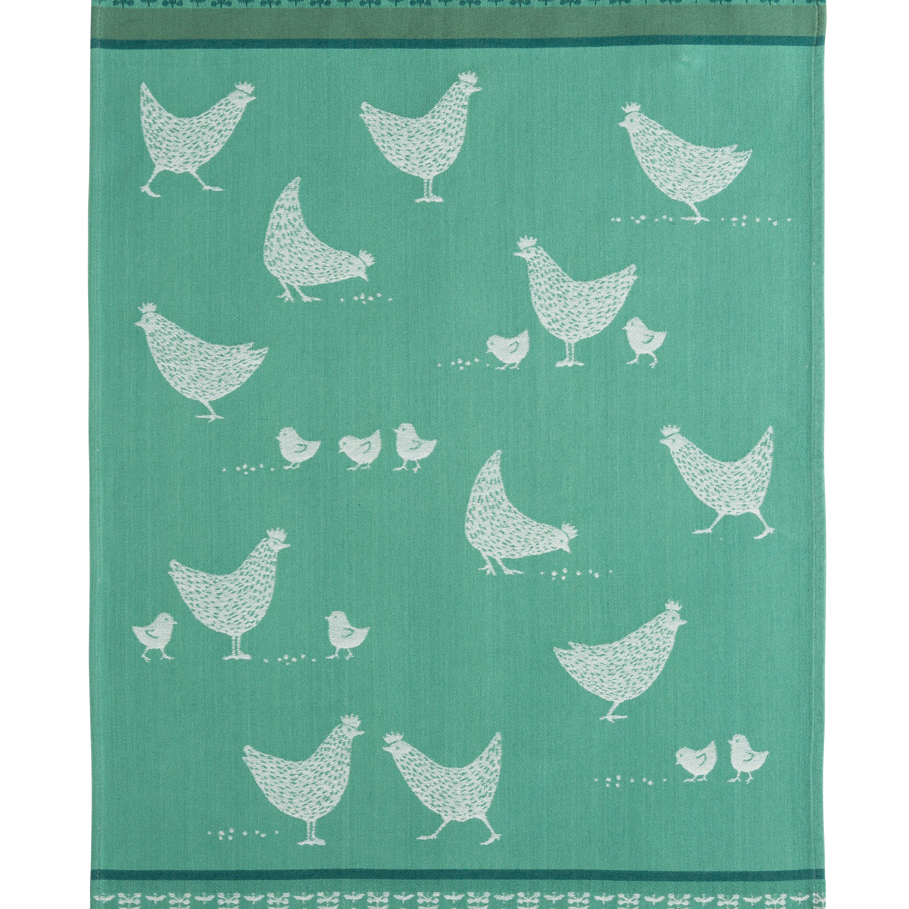 Rectangular Hens Tea Towel