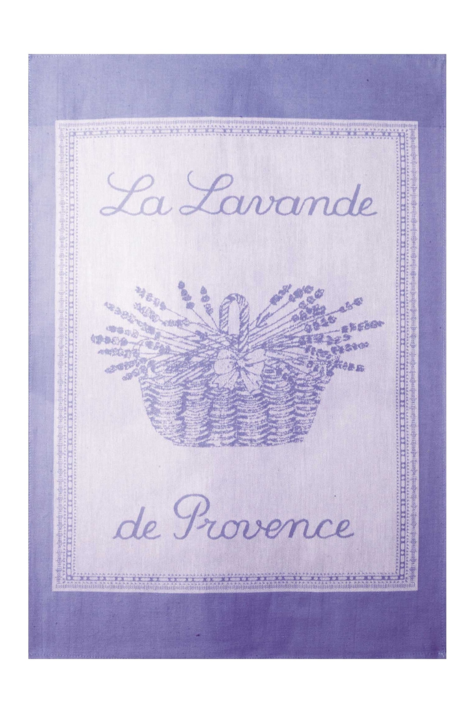Torchon jacquard Lavande Lavande – Coucke