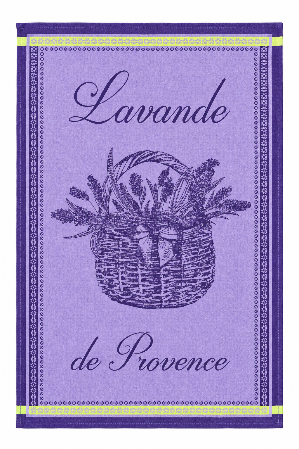 Torchon jacquard Lavande Lavande