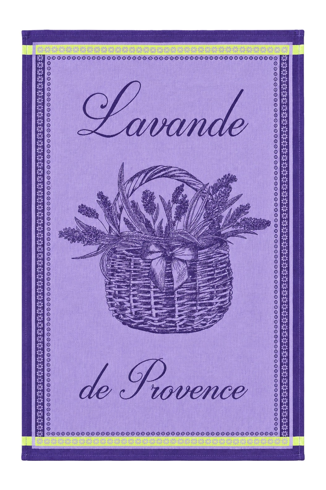 Torchon jacquard Lavande Lavande – Coucke
