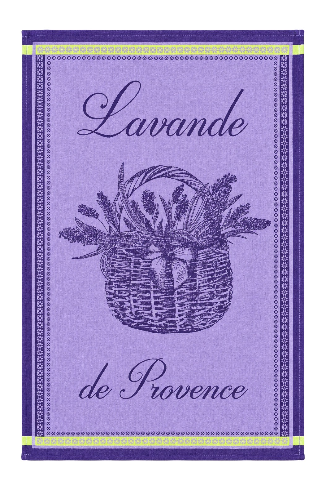 Torchon jacquard Lavande Lavande – Coucke