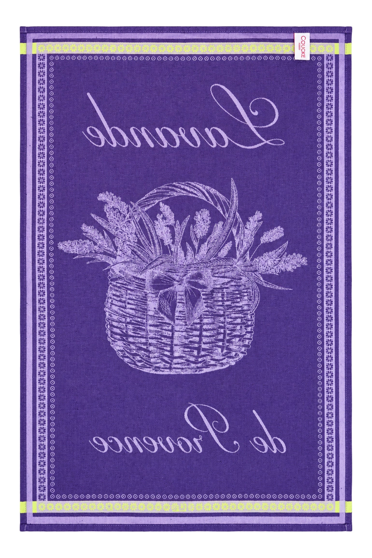 Torchon jacquard Lavande Lavande