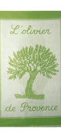 Torchon jacquard Olivier Amande – Coucke
