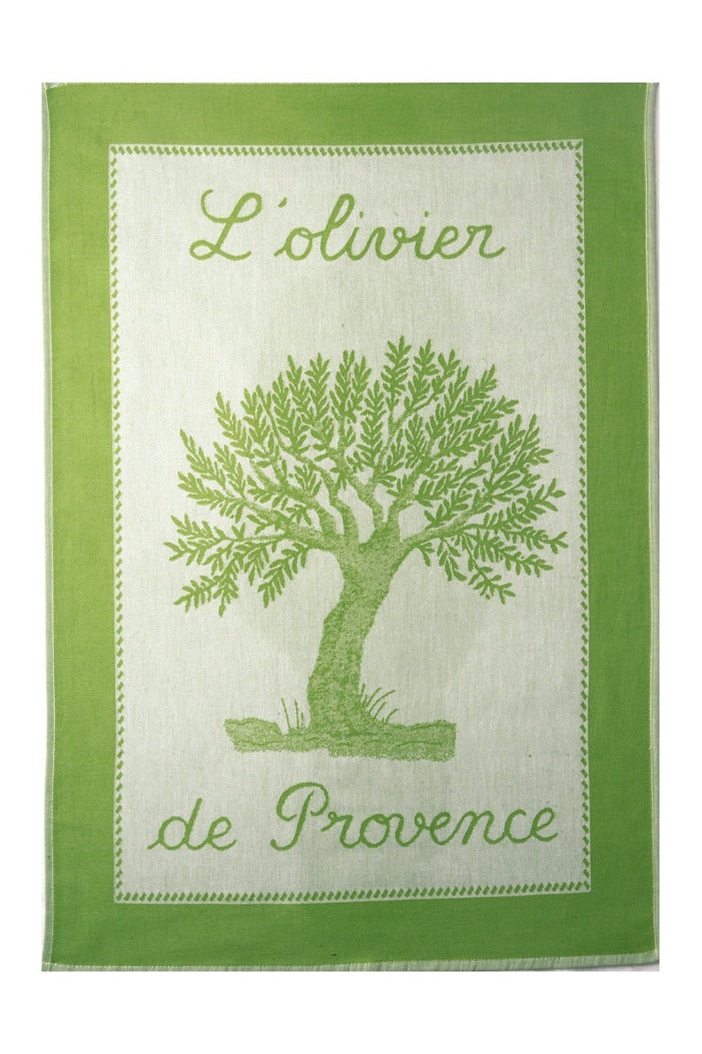 Torchon coton imprimé L'Olivier de Provence – Coucke