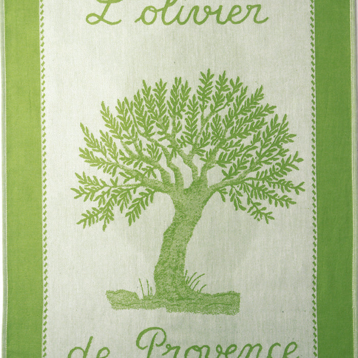 The Provence Olive Tree Jacquard Tea Towel