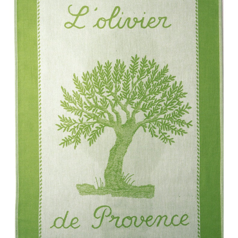 Torchon coton imprimé L'Olivier de Provence – Coucke