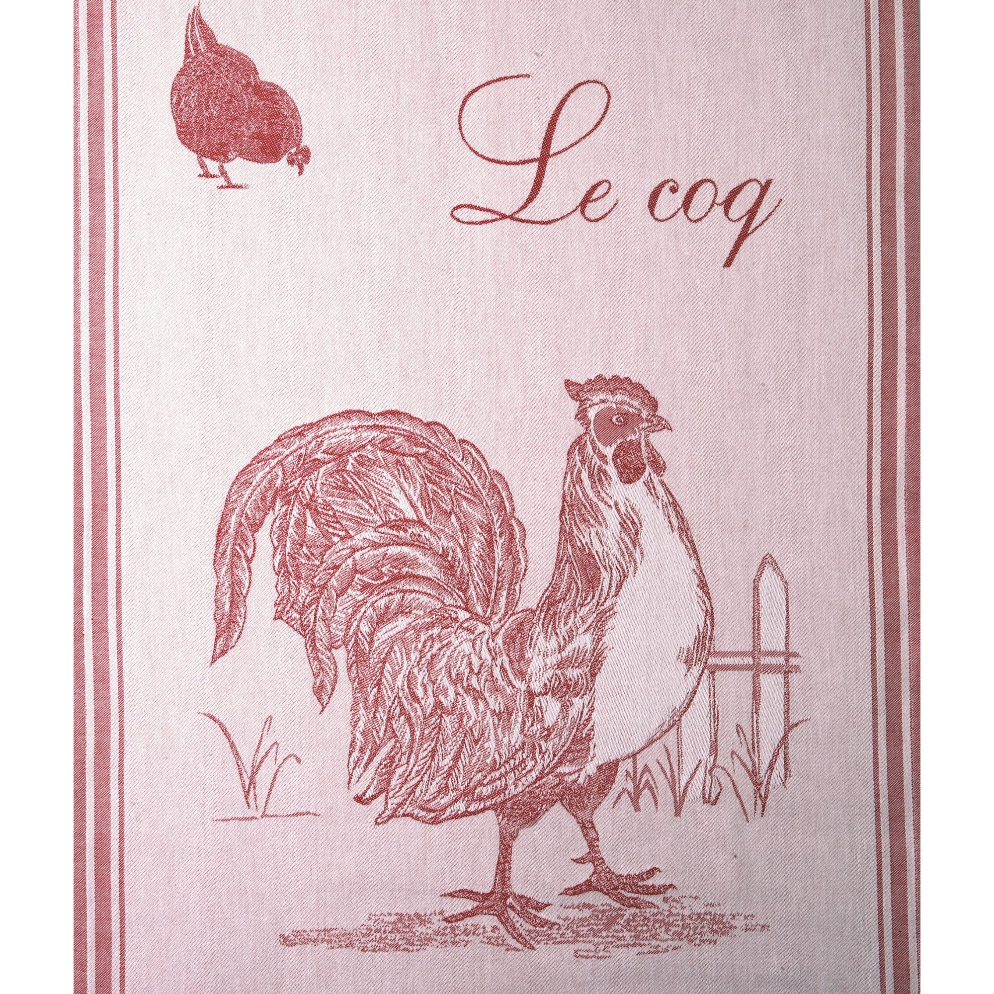 Torchon jacquard Le Coq – Coucke