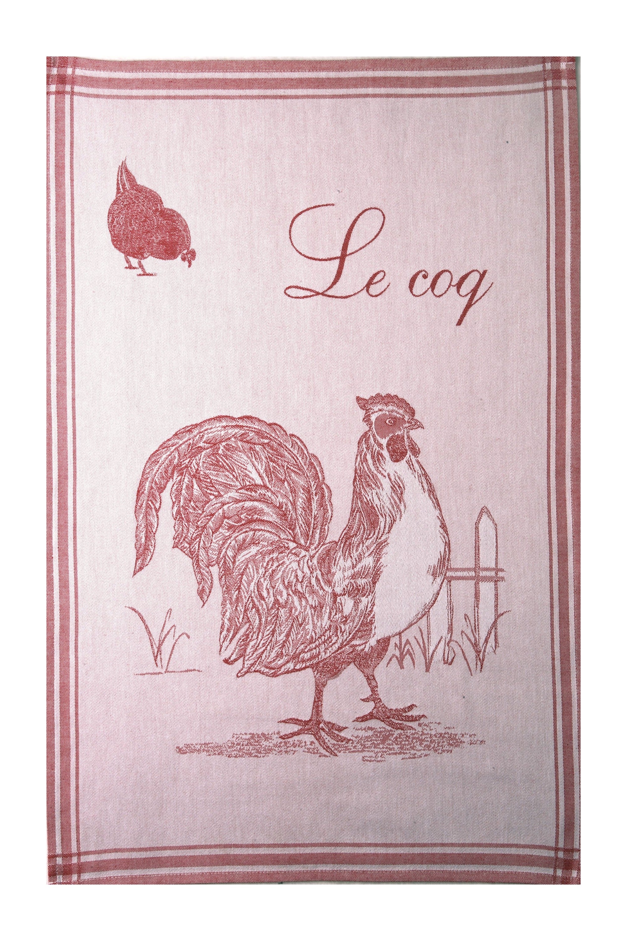 Torchon jacquard Le Coq – Coucke
