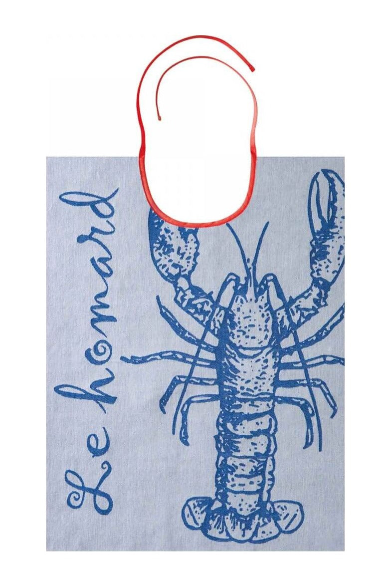 Bavoir jacquard Homard – Coucke