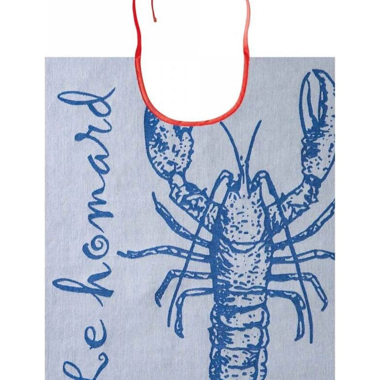 Bavoir jacquard Homard – Coucke
