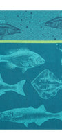 Torchon jacquard Banc de Poissons – Coucke