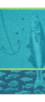 Torchon jacquard Poissons – Coucke