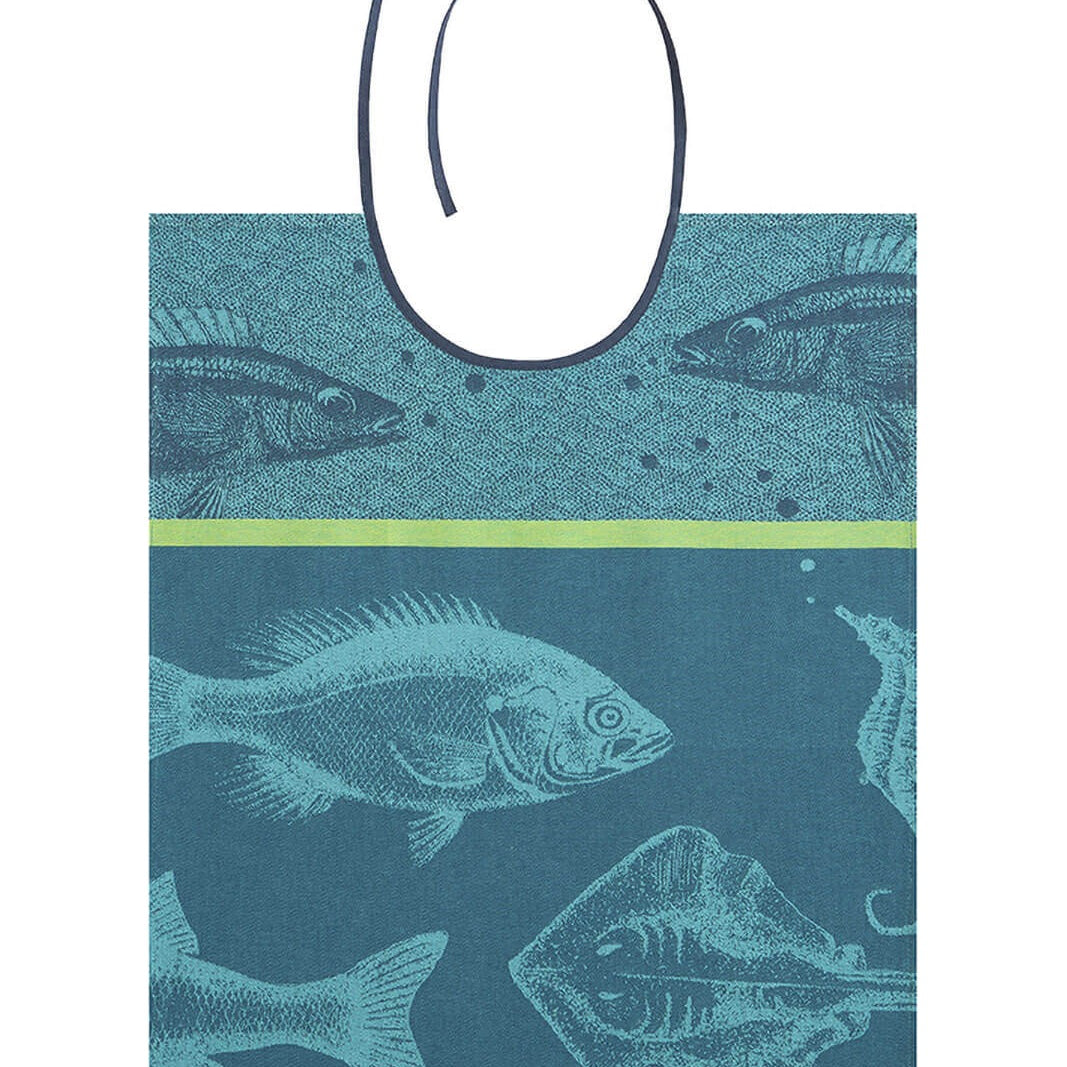 Bavoir jacquard Banc de Poissons – Coucke